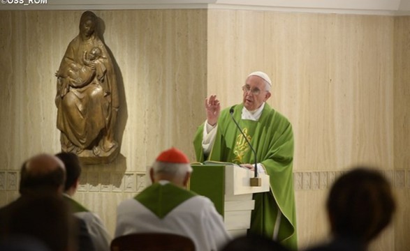 “Existe uma doença na Igreja, semear a divisão” afirma Papa Francisco