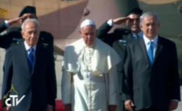 Papa Francisco chegou em Israel