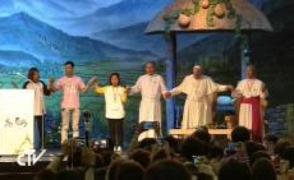 Muita alegria e entusiasmo no encontro do Papa com os jovens asiáticos