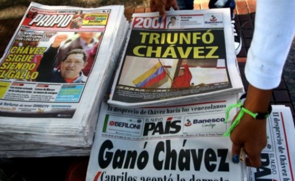 Aliados latinos felicitam Hugo Chávez por sua vitória