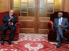 Jacob Zuma já se encontra em Luanda