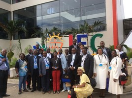 Delegação Angolana ao congresso eucarístico internacional mais reforçada com a chegada de novos delegados as filipinas 