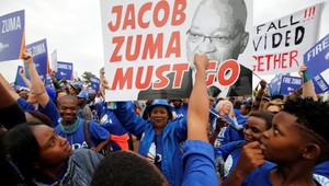 Presidente sul-africano alvo da contestação popular