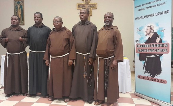 Frei António Mbuku eleito provincial dos frades Capuchinhos
