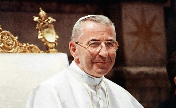 Papa Francisco, diz que beatificação de João Paulo I, transmitiu a bondade de Deus