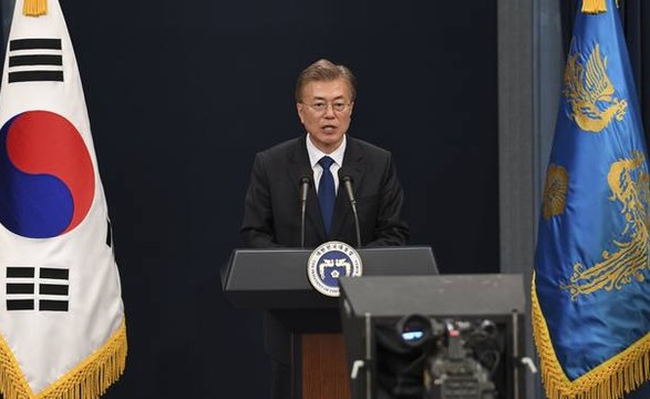  Novo presidente da Coreia do sul disposto a visitar em nome da paz Pyongyang