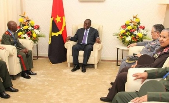 Chefias Militares da CPLP recebidos pelo Vice-Presidente de Angola