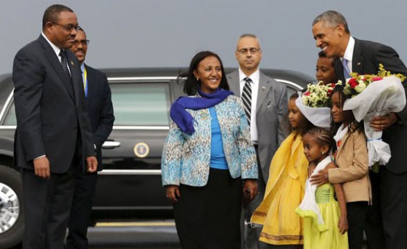 Obama fala de questões de segurança na Etiópia