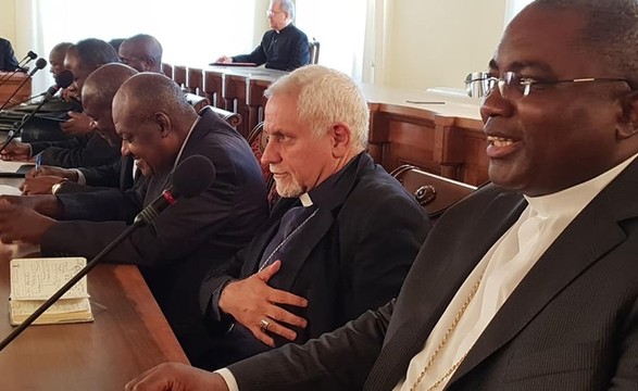 Instituições da igreja no Vaticano recebem visita dos Bispos de Angola