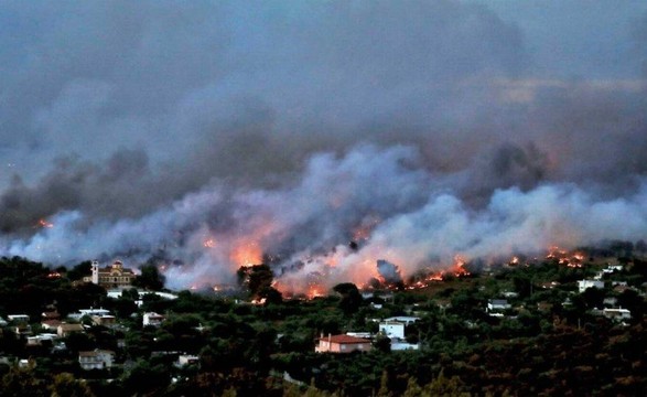 Pesar do Papa Francisco pelos incêndios na Grécia