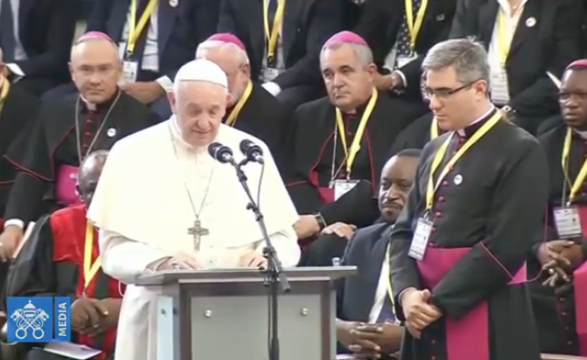 Encontro Inter-religioso do Papa com os jovens Moçambicanos