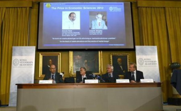 Norte-americanos Roth e Shapley ganham o Nobel de Economia