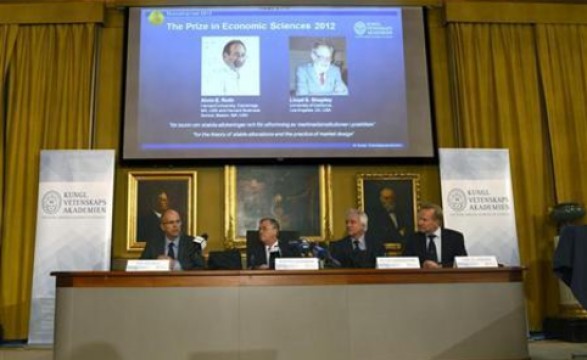 Norte-americanos Roth e Shapley ganham o Nobel de Economia