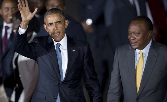 Obama chega ao Quênia