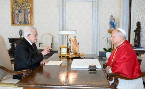 Leão XIV recebe o presidente Abbas, prestar socorro à população civil em Gaza