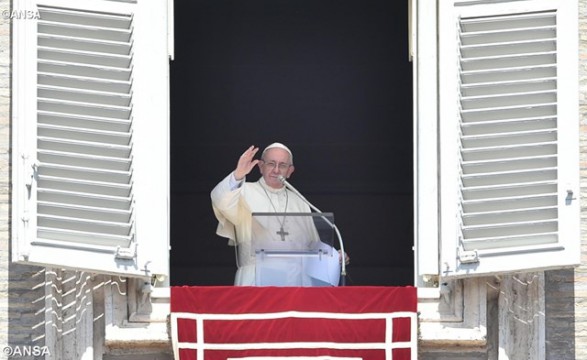 Todos somos “pedras vivas” úteis à reparação contínua da Igreja, Papa no Angelus