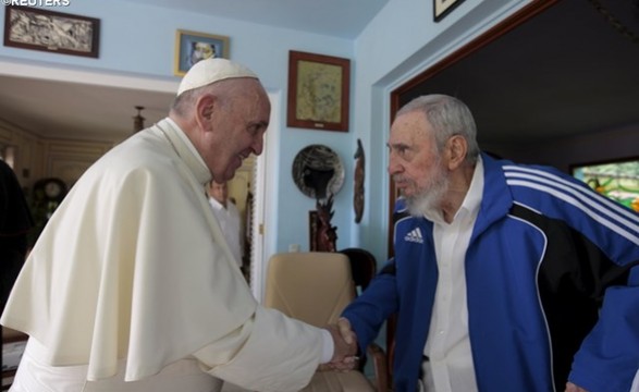 Papa Francisco encontra Fidel Castro