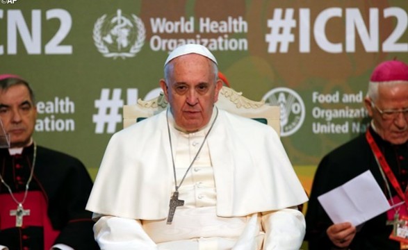 Ganância dificulta luta contra fome no mundo defendeu na conferência da FAO o Papa Francisco