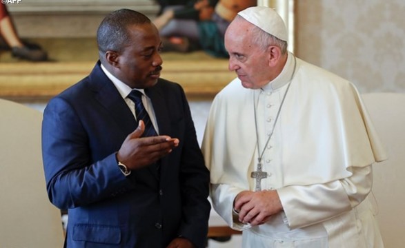 Papa recebe o presidente Kabila: paz e diálogo no Congo