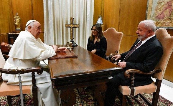 Papa recebe no Vaticano o presidente do Brasil