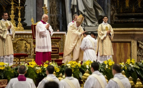 Francisco enaltece “compromisso estável” de quem se prepara para o sacerdócio