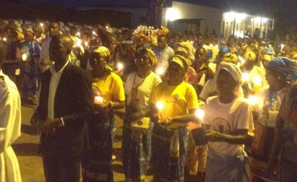 Santa Rita de Cassia recebi peregrinos