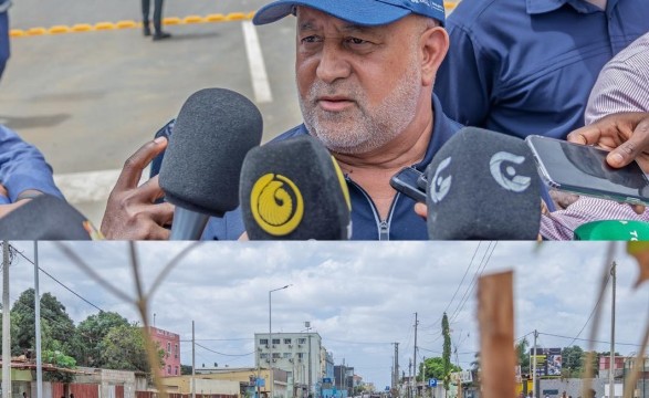 Reaberta em Viana rua da Suave