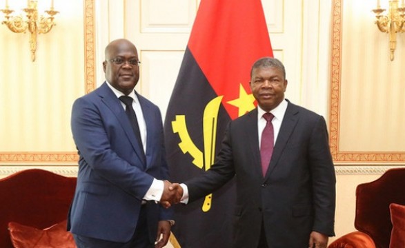Primeira viagem de Tshisekedi foi a Angola