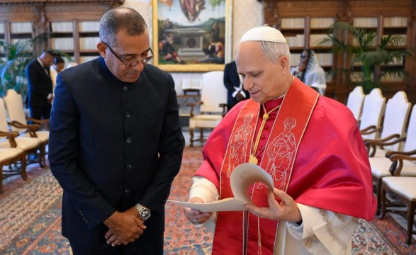 Leão XIV recebeu o presidente de São Tomé e Príncipe