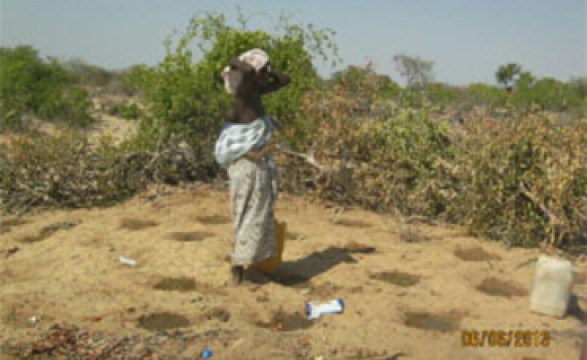 A seca ameaça famílias na, província do Namibe,no município do virei