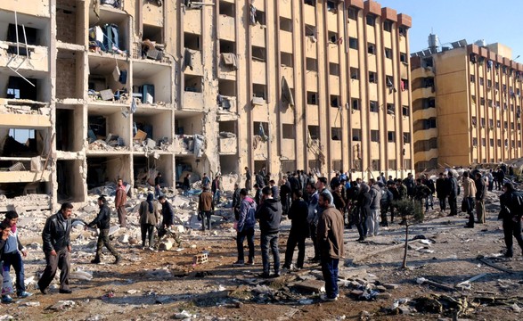 Pelo menos dez estudantes mortos em ataque contra a Universidade de Damasco