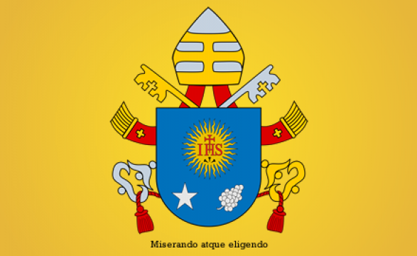 O brasão do Papa Francisco