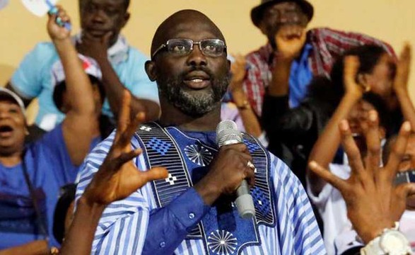 Weah vence eleições presidenciais na Libéria