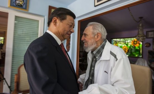 Xi Jinping visita Fidel Castro