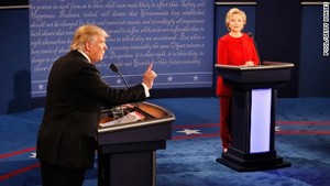 Hillary vence primeiro debate presidencial