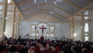 Domingo de festa na Paróquia do Sagrado Coração de Jesus