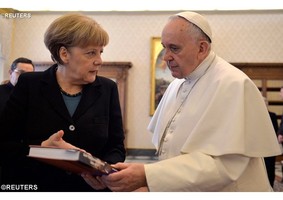 Papa Francisco encontrou-se com Angela Merkel