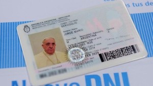 Papa quer viajar com documentos argentinos