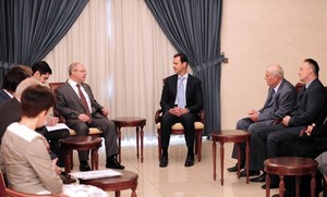 Bashar al-Assad reuniu-se com deputados russos