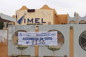 CNE preocupada com o vandalismo dos dísticos com a localização das assembleias de voto