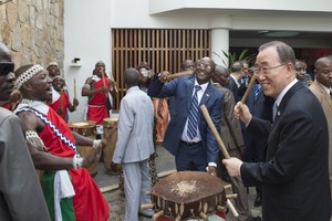 Expulsões de granadas em vários bairros de Bujumbura marcam visita de Ban Ki-moon ao Burundi 