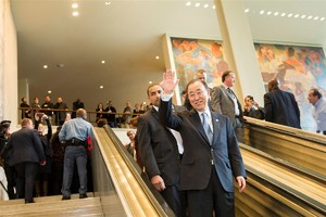 Ban Ki-moon despede-se da ONU