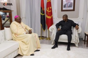 Bispo de Cabinda recebido em audiência pelo Presidente, situação social entre os assuntos abordados