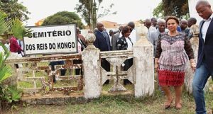Carolina Cerqueira visita centro histórico de Mbanza kongo