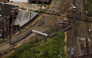 Excesso de velocidade na origem de descarrilamento em Filadélfia