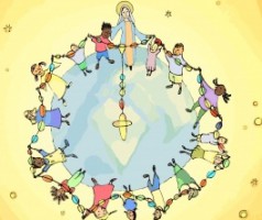 Crianças vão rezar pela paz no mundo, na Capelinha das Aparições