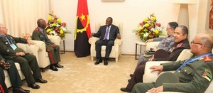 Chefias Militares da CPLP recebidos pelo Vice-Presidente de Angola 