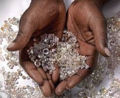 Produção do diamante em alta no país