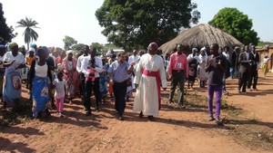 Missão do Ngola em Malanje recebe visita pastoral de Dom Benedito