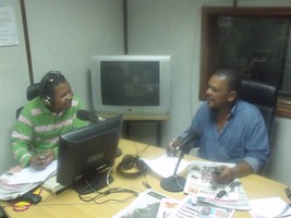 Comentarios Jornais:Jornalista José de Belém em conversa com Reginaldo Silva.